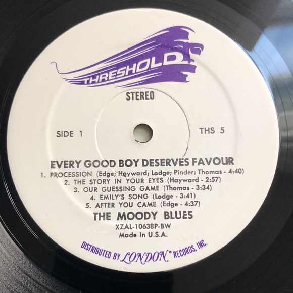 Moody Blues Every Good Boy Deserves Favour Vinyl Lp '71 - Picture 9 of 10